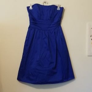 David's Bridal Strapless Dress